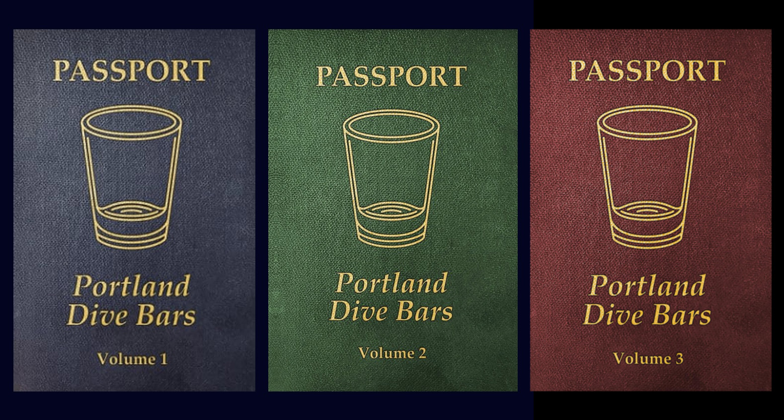 Portland Divebar Passports volumes 1-3